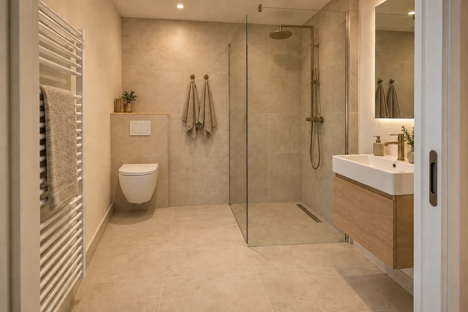 V11 Gezinskamer (3 personen), badkamer