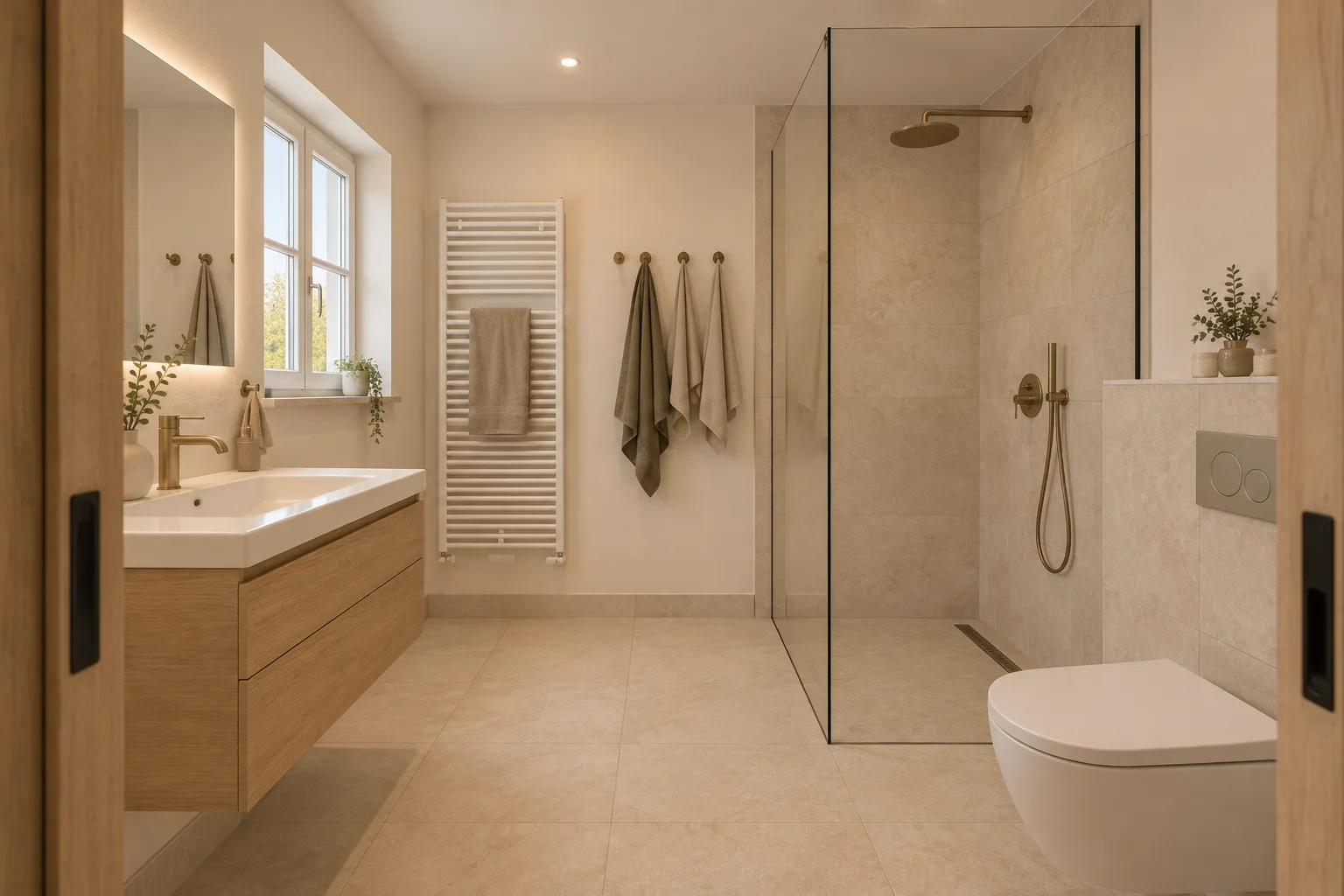 V13 Badkamer aan de koer, badkamer